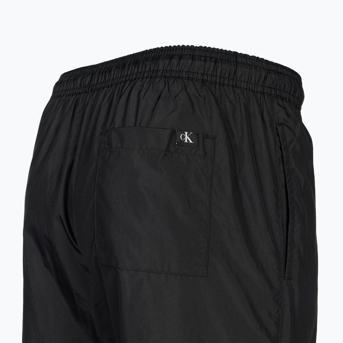 Herren Calvin Klein Medium Drawstring Badeshorts schwarz/blau 4