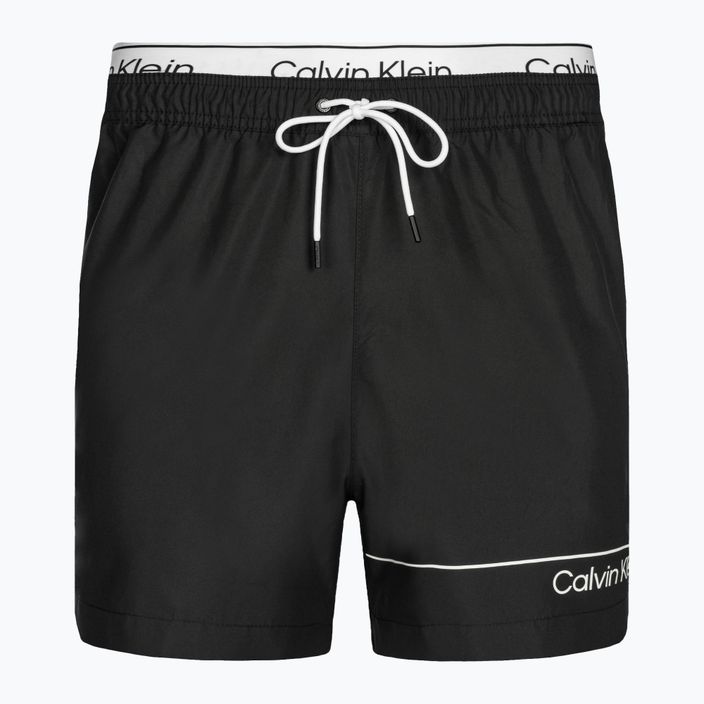 Herren Calvin Klein Medium Double schwarz Badeshorts