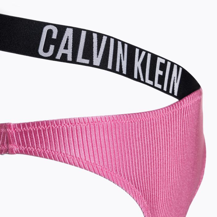 Calvin Klein High Leg Cheeky Bikini unten fett rosa 4