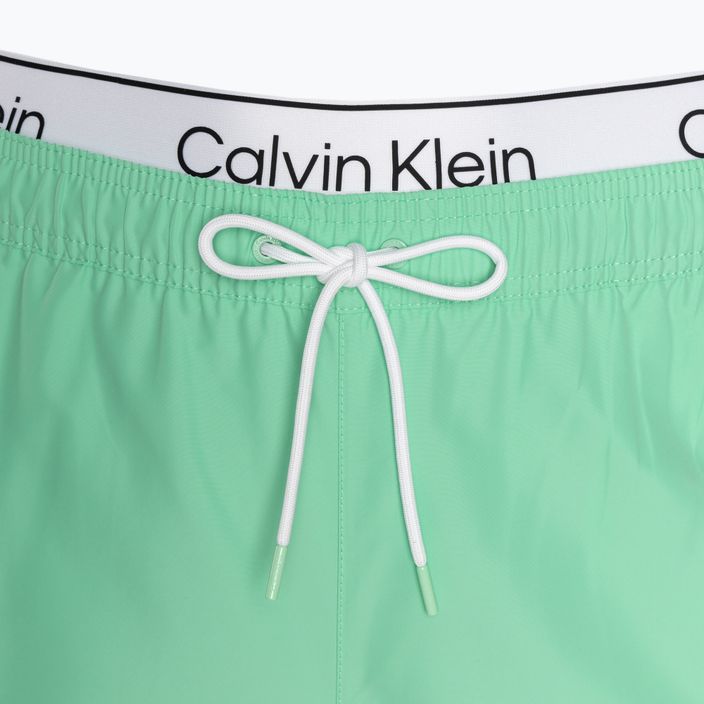 Herren Calvin Klein Medium Double WB cabbage Badeshorts 3