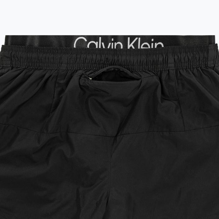 Herren Calvin Klein Short Double Waistband Badeshorts schwarz 4