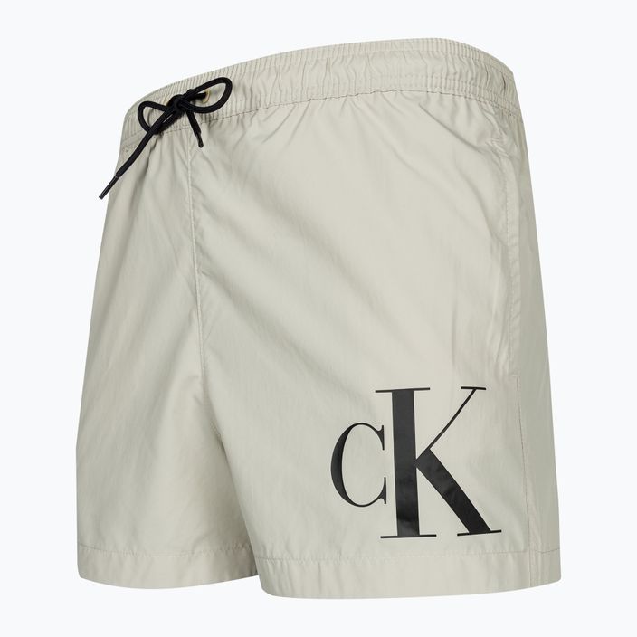 Herren Calvin Klein Short Drawstring Silberfutter Badeshorts 3