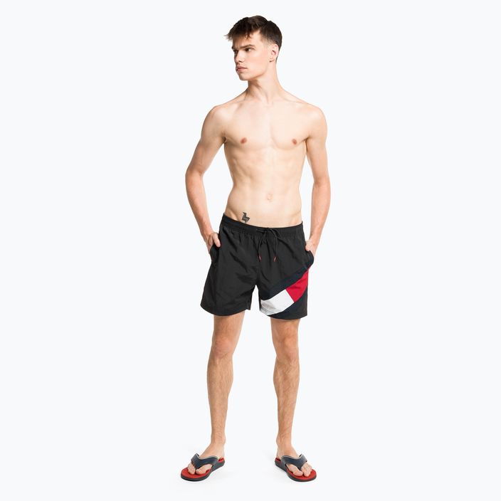 Herren Tommy Hilfiger Sf Medium Drawstring swim shorts schwarz 5