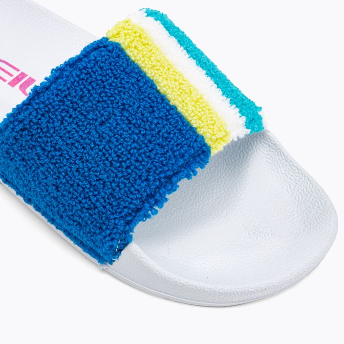 Damen O'Neill Brights Slides blau Handtuch Streifen Flip-Flops 7