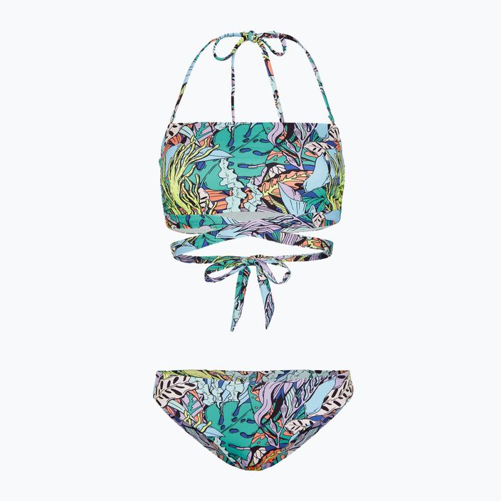 Zweiteiliger Damen-Badeanzug O'Neill Jen Maoi Bikini blau comic seaweed