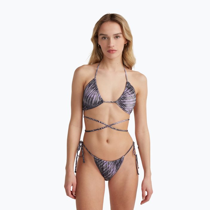 Zweiteiliger Damen-Badeanzug O'Neill Kat Becca Wow Bikini grau tie dye 3