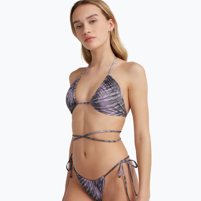 Zweiteiliger Damen-Badeanzug O'Neill Kat Becca Wow Bikini grau tie dye 4