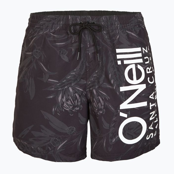 Men's O'Neill Cali Floral 16'' schwarz tonal Blume schwimmen Shorts