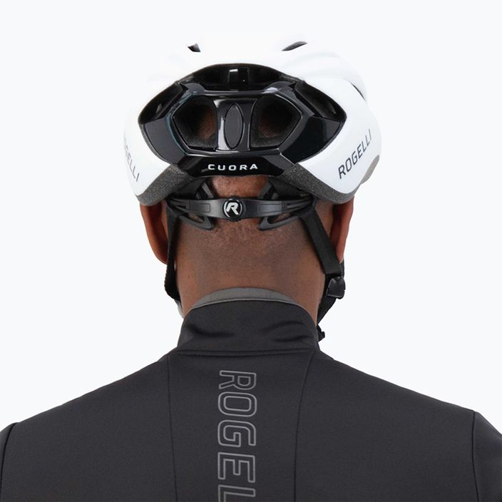 Fahrrad Helm Rogelli Cuora white/black 10