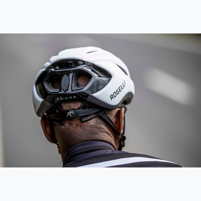 Fahrrad Helm Rogelli Cuora white/black 13