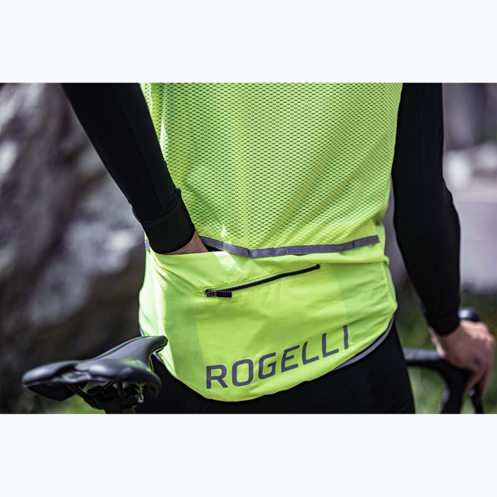 Fahrrad Weste Herren Rogelli Core fluor 12