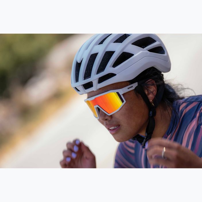 Sonnenbrille Rogelli Recon white/coral 6