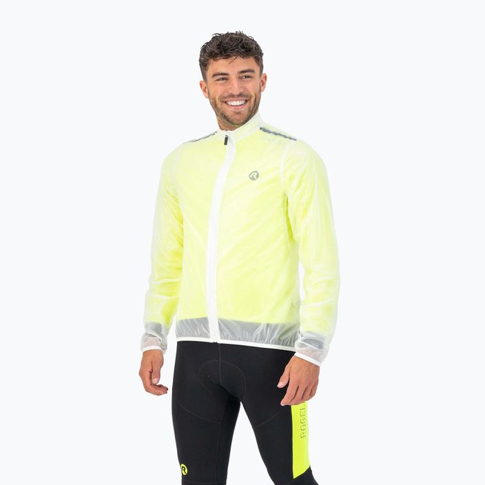 Fahrradjacke Herren Rogelli Emergency white