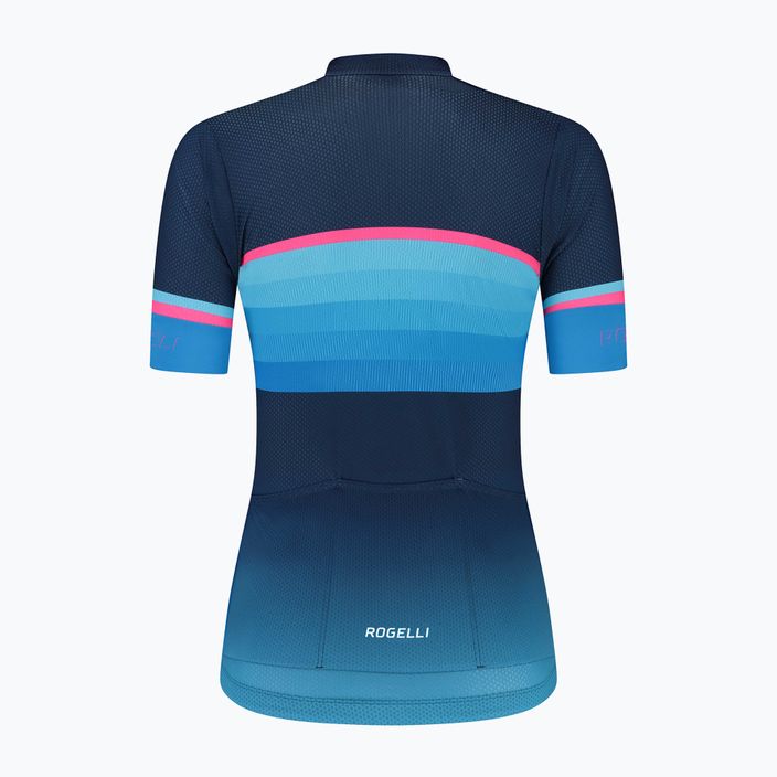 Fahrradtrikot Damen Rogelli Impress II blue/pink/black 4