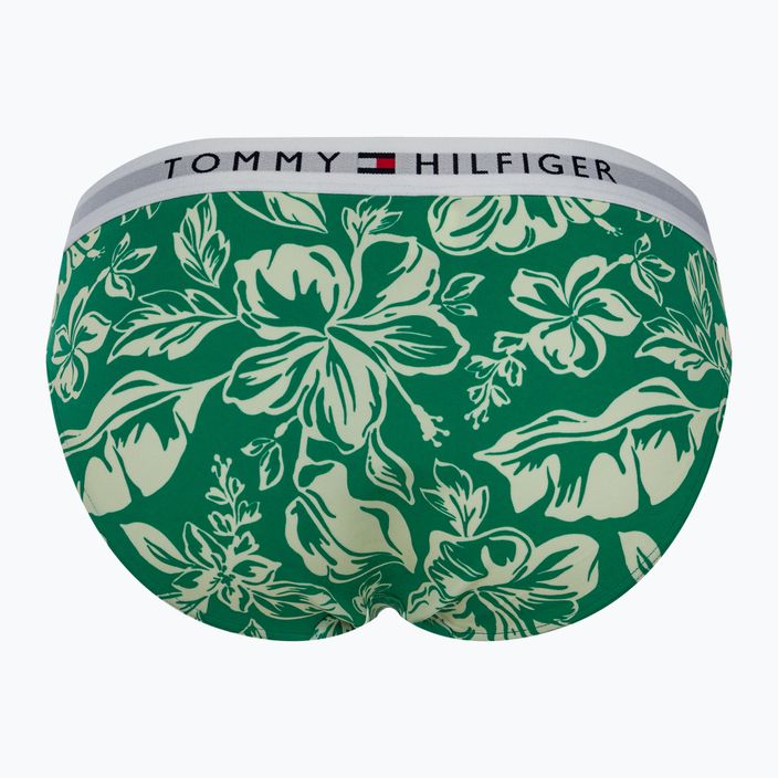 Tommy Hilfiger Classic Bikini Bottom Print vintage tropisch olympisch grün 2