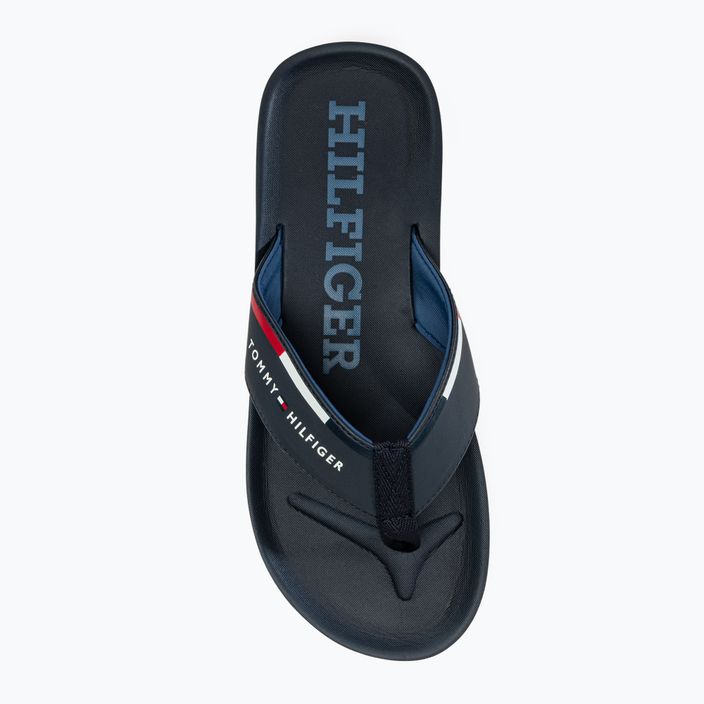 Tommy Hilfiger Comfort Beach Sandale Herren Wüste Himmel Flip Flops 5