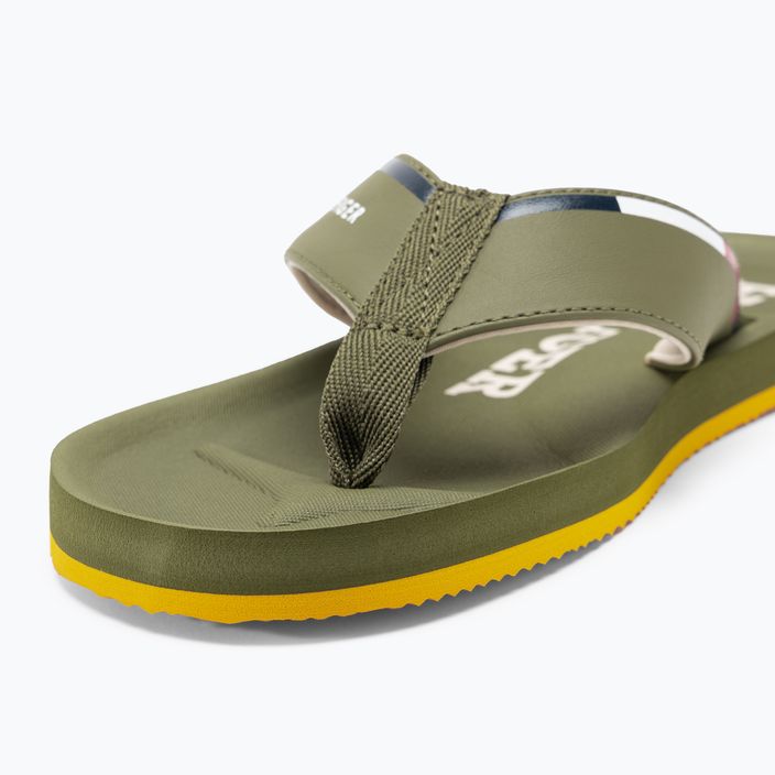 Tommy Hilfiger Comfort Beach Sandale Herren Militärgrün Flip Flops 7