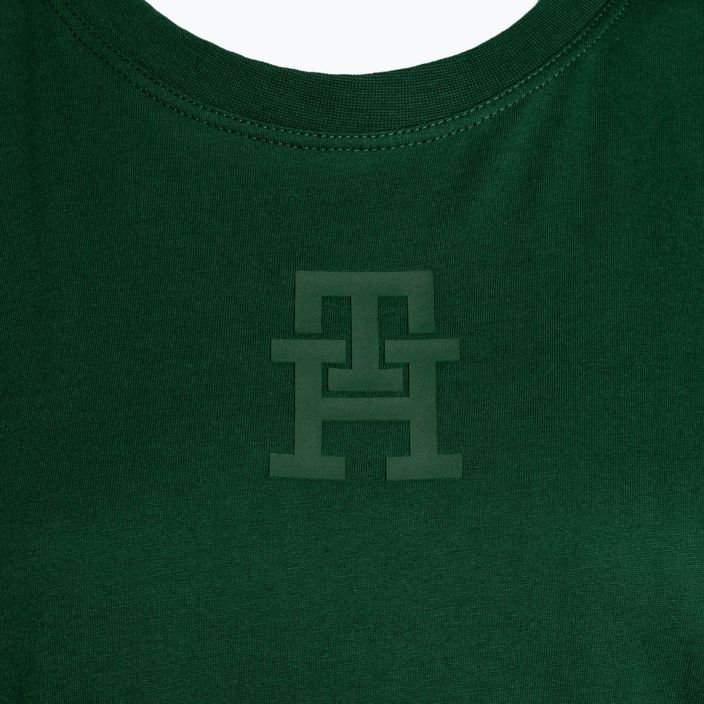 Tommy Hilfiger Damen Trainingsshirt Regular Th Monogram grün 7