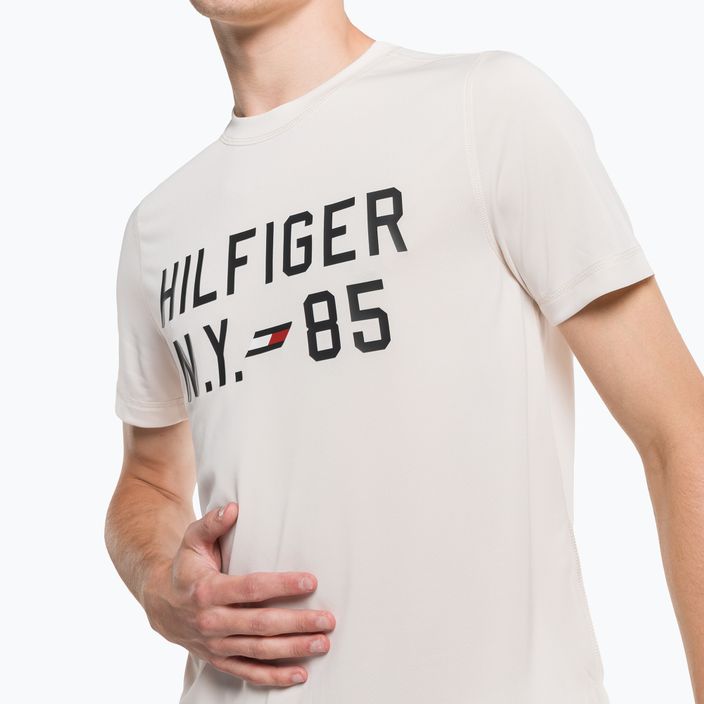 Tommy Hilfiger Grafik-Trainings-T-Shirt für Männer beige 4