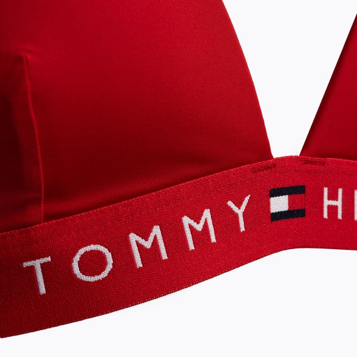 Tommy Hilfiger Triangle Fixed Foam Badeanzug Top rot 3