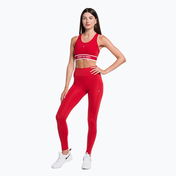 Tommy Hilfiger Mid Int Tape Racer Back roter Fitness-BH 2