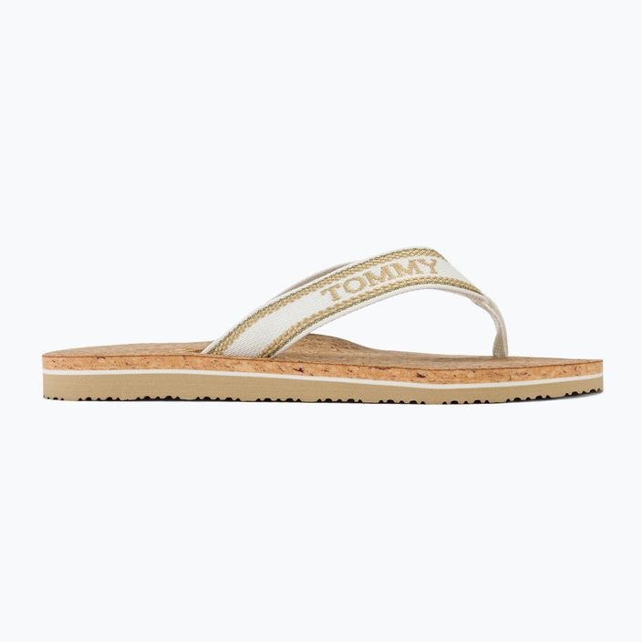 Tommy Hilfiger Damen Kork Strand Sandale Ernte Weizen Pantoletten 2