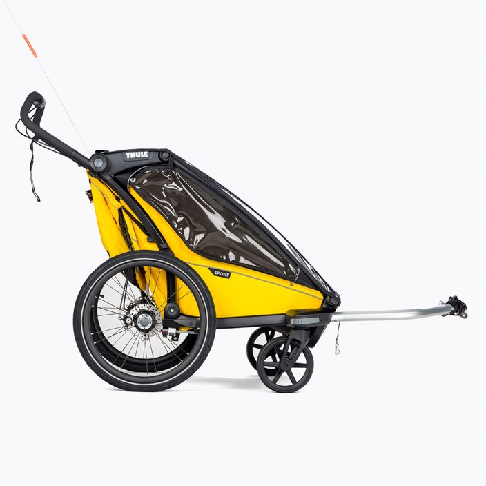 Thule Chariot Sport Doppel-Fahrradanhänger gelb 10201024 2