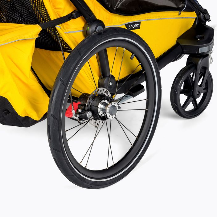 Thule Chariot Sport Doppel-Fahrradanhänger gelb 10201024 5