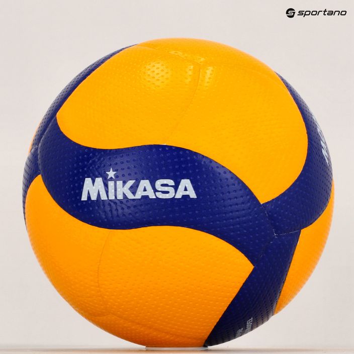 Mikasa Volleyball V400W gelb/blau Größe 4 5