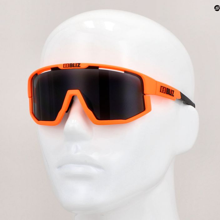 Bliz Fusion S3 matt neon orange/rauch Fahrradbrille 10