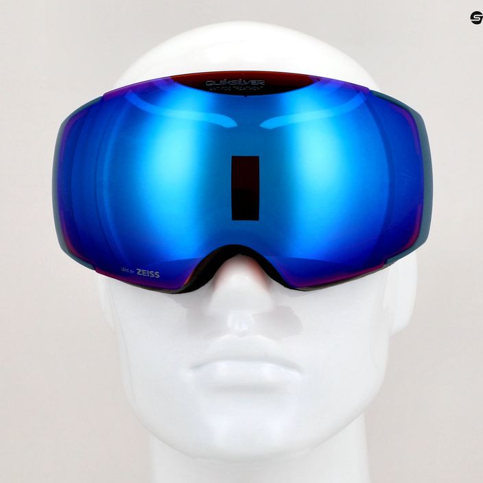 Quiksilver Greenwood S3 majolica blau / clux rot mi Snowboardbrille 10