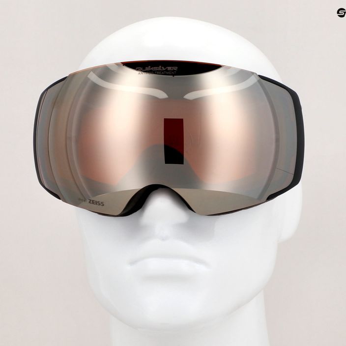 Quiksilver Greenwood S3 schwarz / clux mi silber Snowboardbrille 12