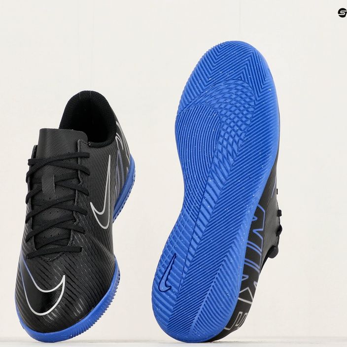 Nike JR Mercurial Vapor 15 Club IC schwarz/chrom/hyper echte Fußballschuhe 8