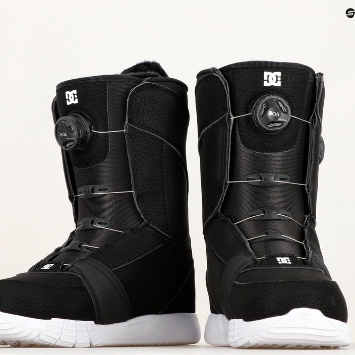 Damen Snowboard Boots DC Lotus schwarz/weiß 9