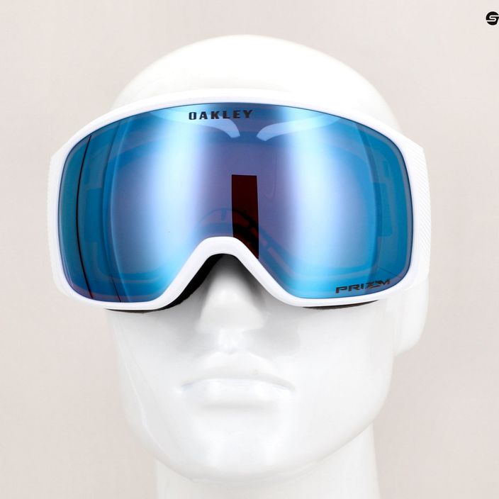 Oakley Flight Tracker Skibrille matte weiß/prizm Schnee Saphir Iridium 10
