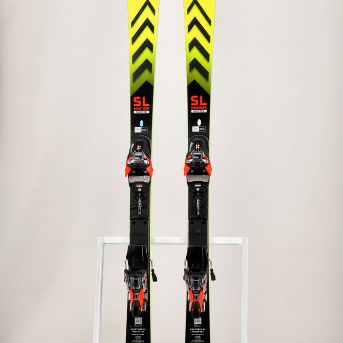 Völkl Racetiger SL Master + XComp 16 GW gelb/schwarzer Alpin-Ski 15