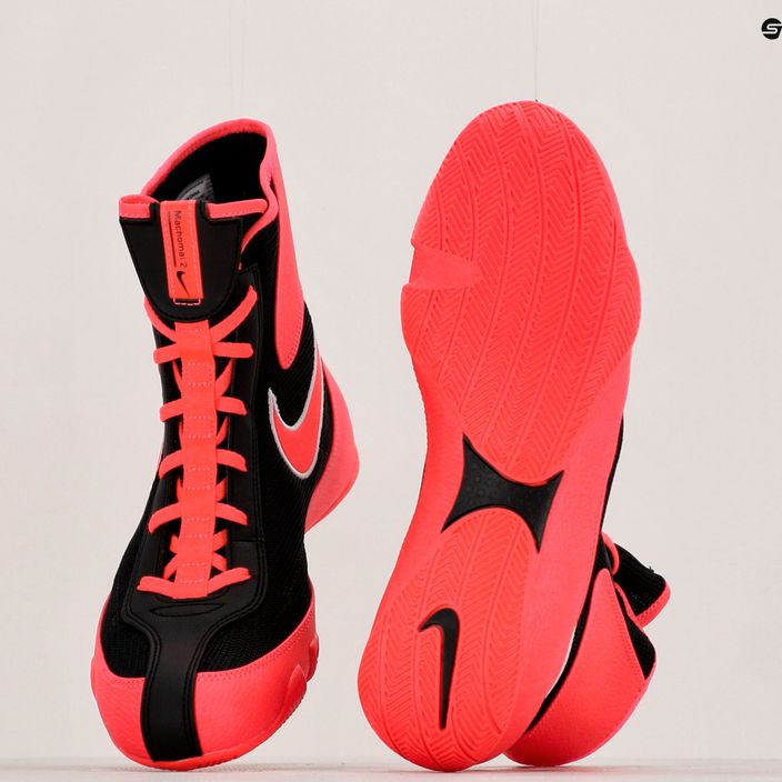 Nike Machomai 2 helles Karminrot/Weiß/Schwarz Boxschuhe 8