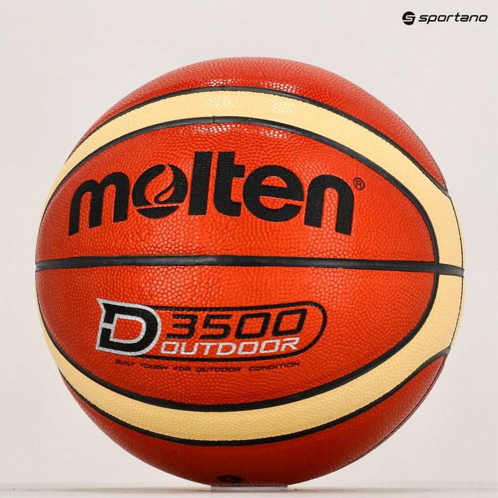 Molten Basketball B6D3500 orange/elfenbein Größe 6 6
