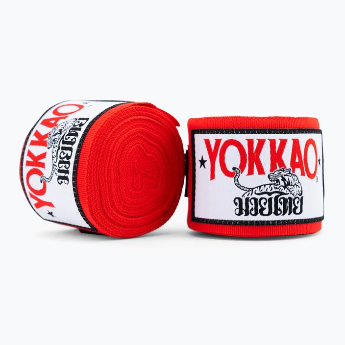 Boxbandagen YOKKAO Premium rot HW-2-2