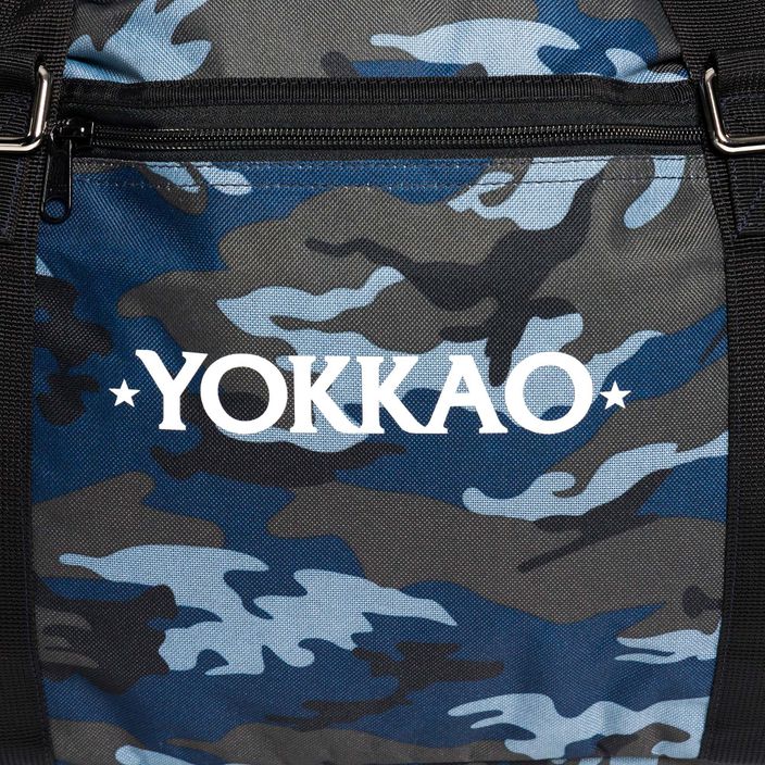 Trainingstasche YOKKAO Convertible Camo Gym Bag blau-schwarz BAG-2-B 4