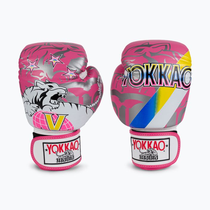 Boxhandschuhe YOKKAO 9'S rosa BYGL-9-8