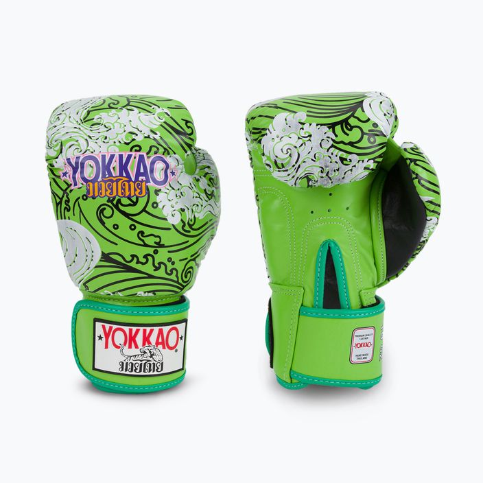 Boxhandschuhe YOKKAO Hawaiian grün FYGL-71-2 3