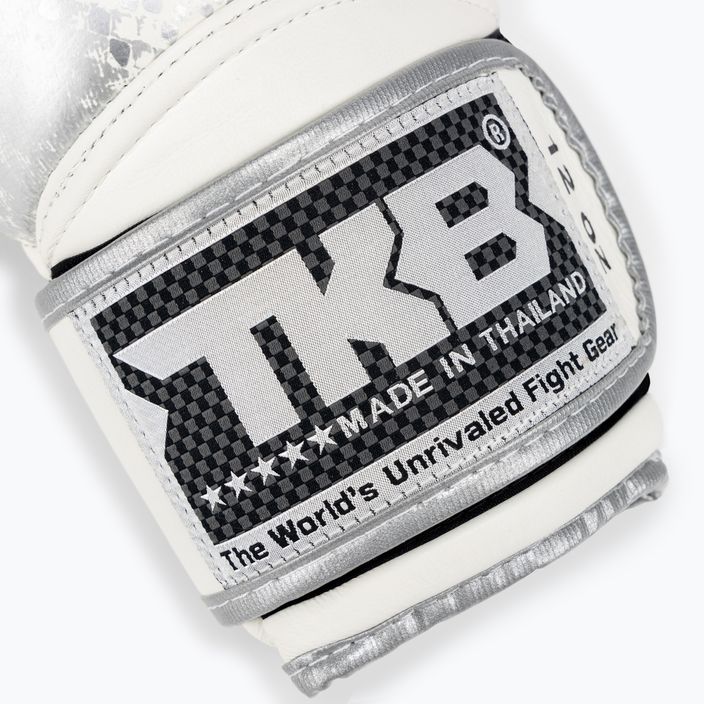 Top King Muay Thai Super Star Snake weiße Boxhandschuhe TKBGSS-02A-WH 5