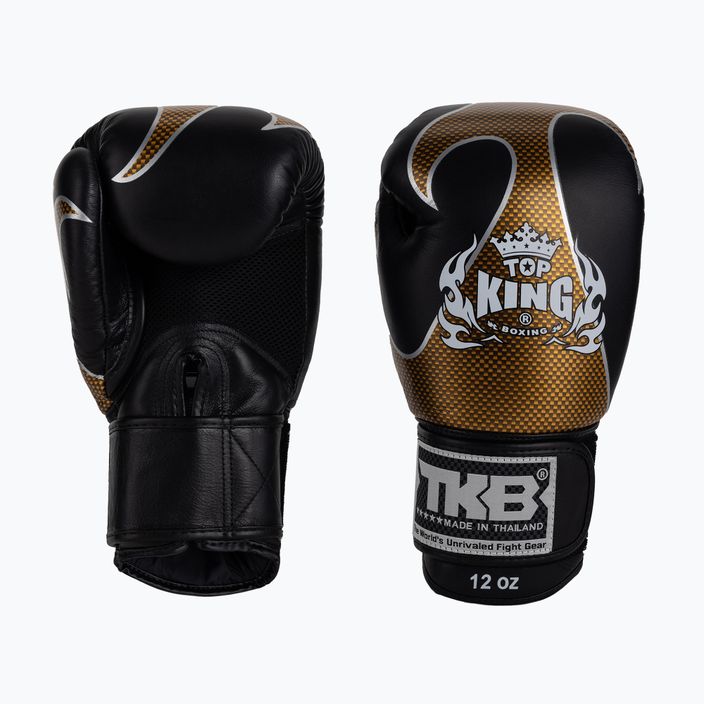 Top King Muay Thai Empower Boxhandschuhe schwarz TKBGEM-01A-BK 3
