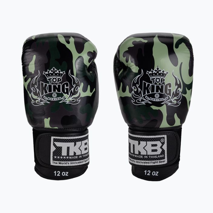 Top King Muay Thai Empower grüne Boxhandschuhe TKBGEM-03A-GN 2