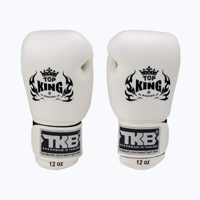 Top King Muay Thai Ultimate Boxhandschuhe weiß TKBGUV-WH 2