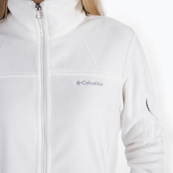 Columbia Fast Trek II Damen Fleece-Sweatshirt weiß 1465351 4