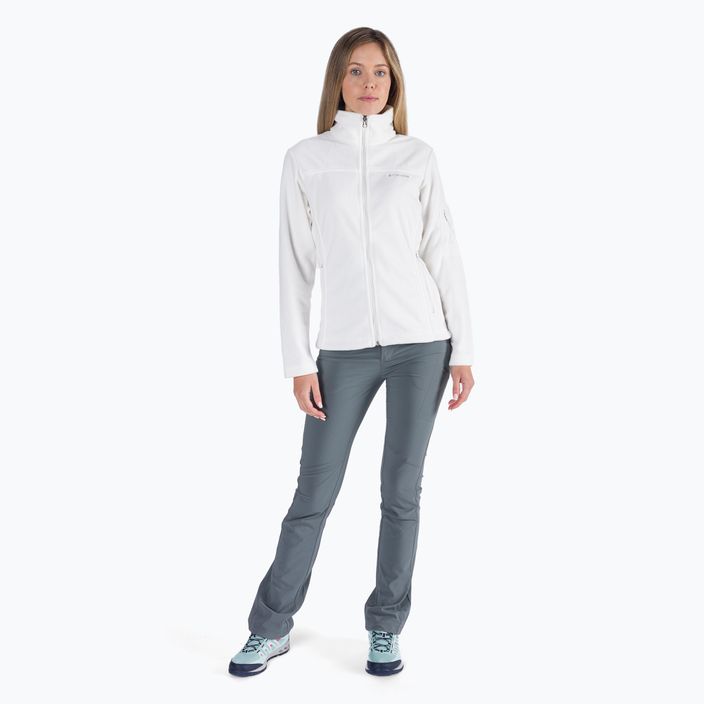 Columbia Fast Trek II Damen Fleece-Sweatshirt weiß 1465351 6