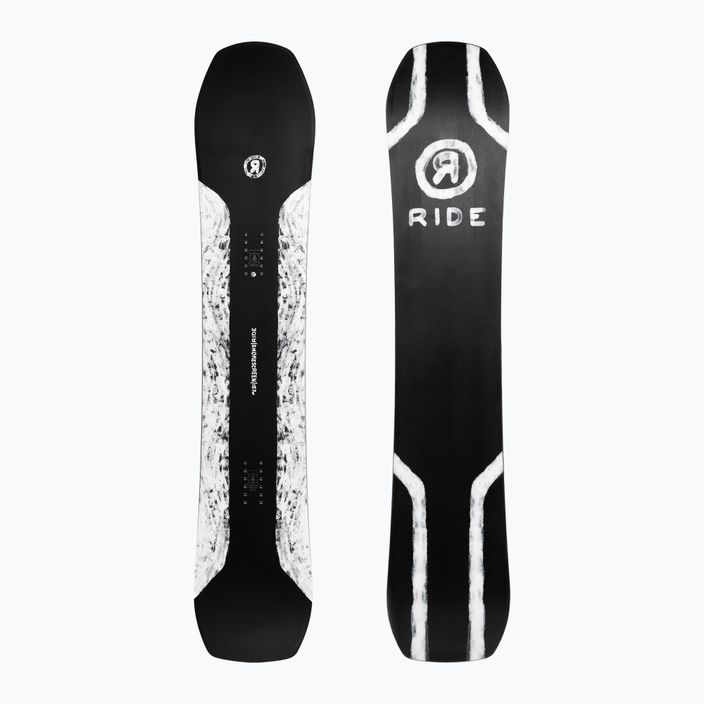 Snowboard RIDE Smokescreen schwarz-weiß 12G24
