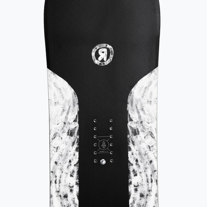 Snowboard RIDE Smokescreen schwarz-weiß 12G24 5